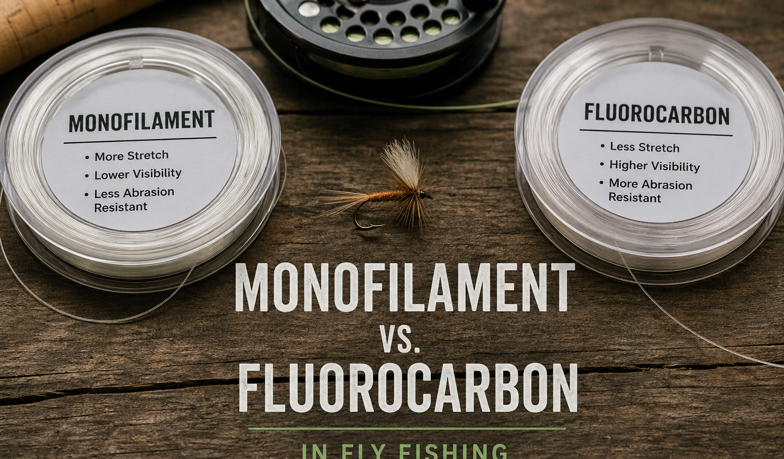 Monofilament vs. Fluorocarbon for Fly Fishing