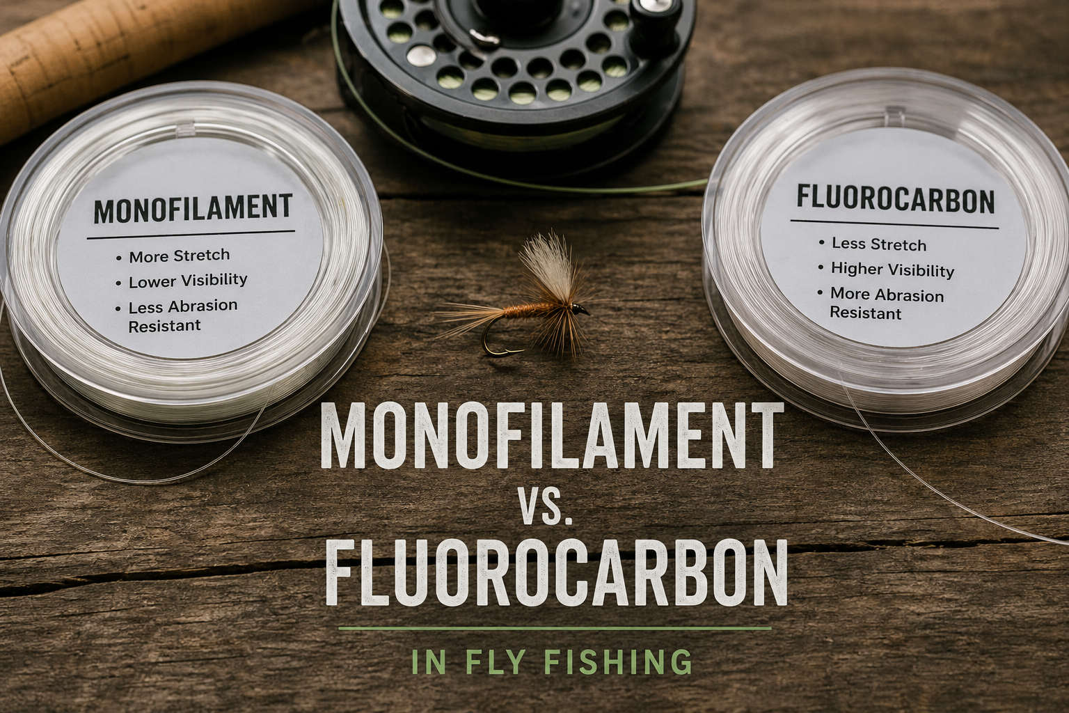 Monofilament vs. Fluorocarbon for Fly Fishing