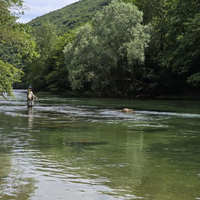 Fly fishing in Bosnia – wading